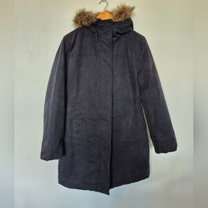 Aritzia Talula Babaton Parka Coat Size Large Black